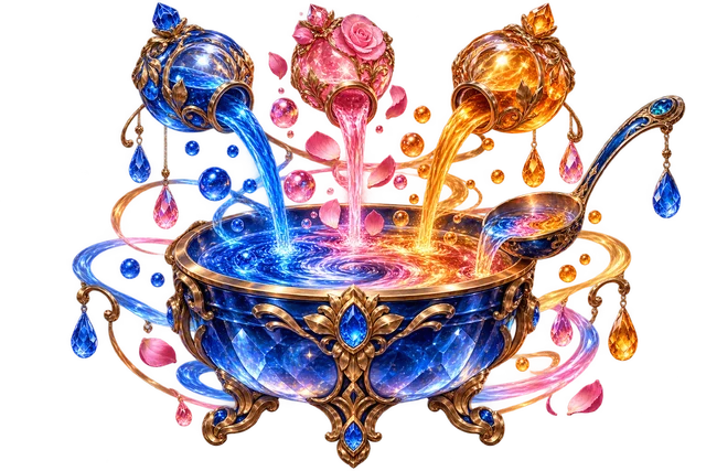 Chroma Cauldron sculpted game world