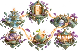Clockwork Promises 3D game world