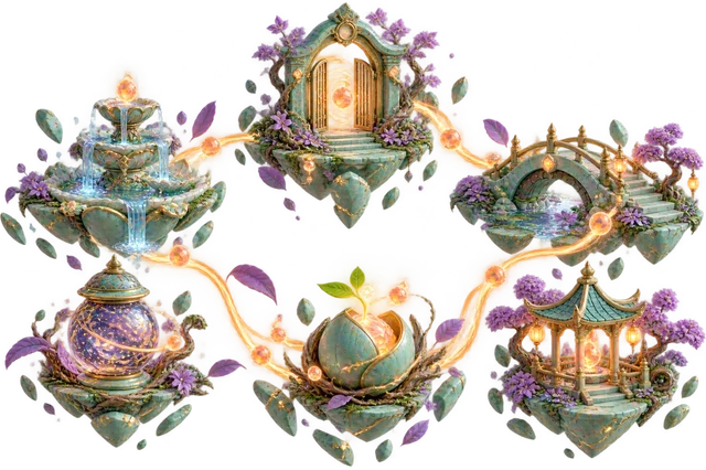 Clockwork Promises sculpted game world
