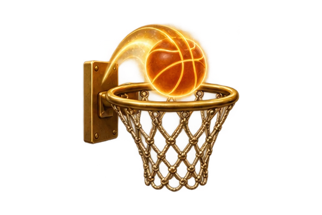 Comet Hoops sculpted game world