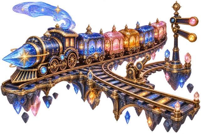Comet Shunting sculpted game world