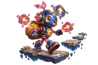 Courier Program 3D game world
