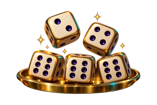 Dice Patterns sculpted game world