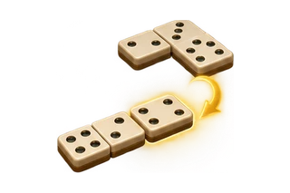Domino Courier 3D game world
