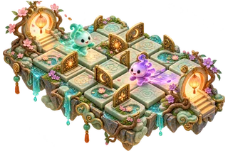 Doorway Duel 3D game world
