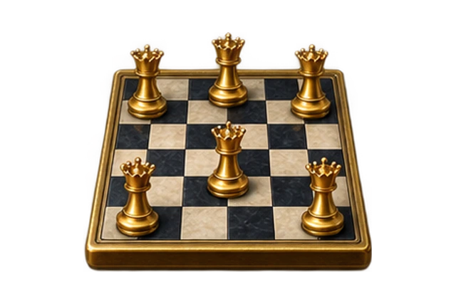 Eight Star Queens sculpted game world