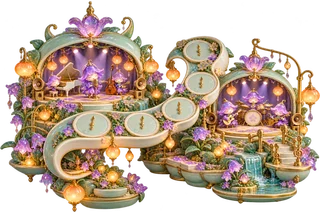 Festival Hours 3D game world