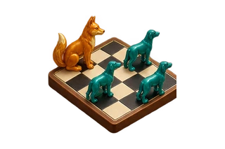 Foxward Crossing 3D game world