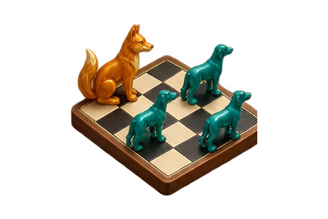 Foxward Crossing sculpted game world