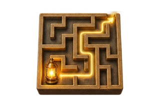 Lantern Labyrinth 3D game world
