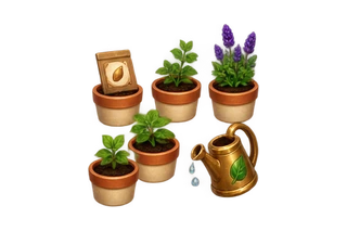 Midnight Garden 3D game world