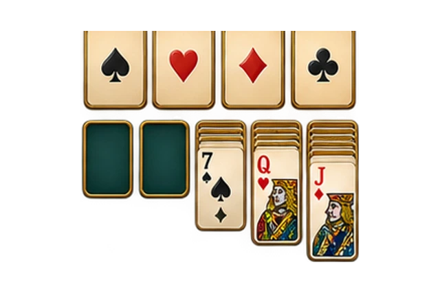 Mini Freecell sculpted game world