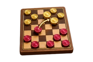 Moon Checkers 3D game world