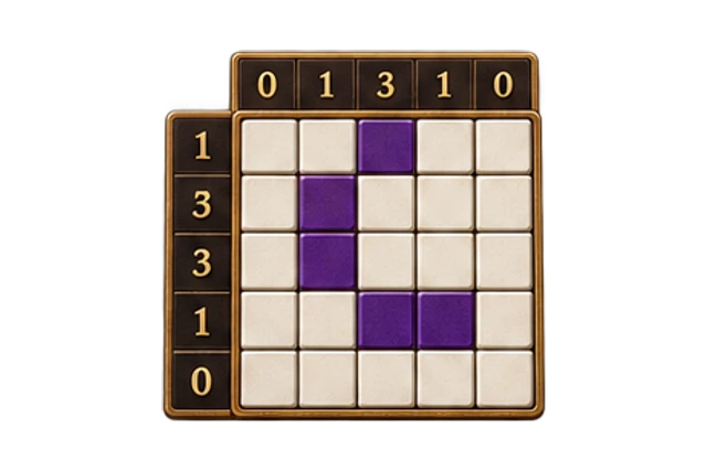 Moon Nonogram sculpted game world