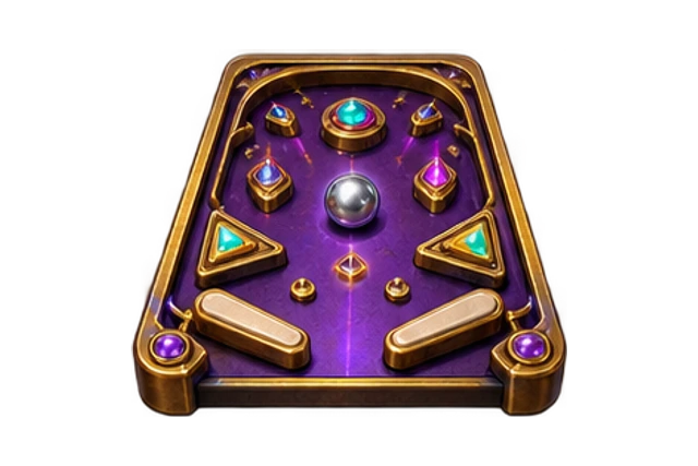 Moon Pinball sculpted game world
