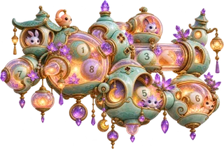 Moonlit Capsules 3D game world