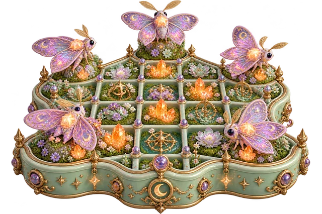 Moth Parade sculpted game world
