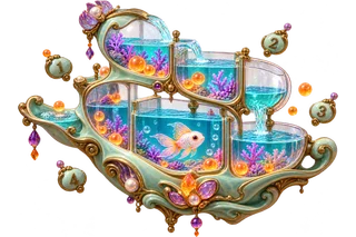 Pearl Aquarium 3D game world