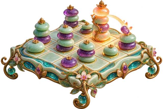 Pebble Spires sculpted game world