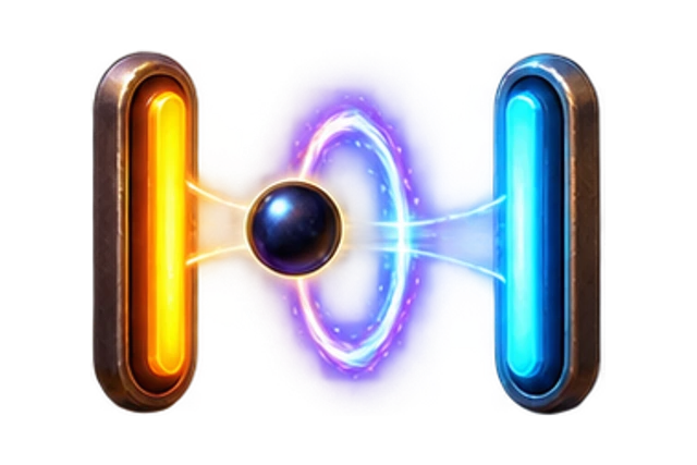 Portal Paddle sculpted game world