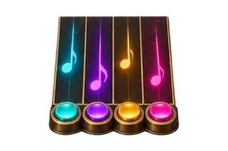 Rhythm Runes 3D game world