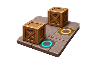 Rune Crates 3D game world