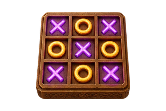 Rune Noughts sculpted game world