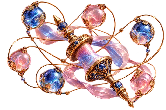 Silk Orbits sculpted game world