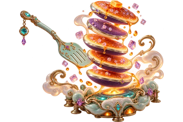Silver Pancakes sculpted game world