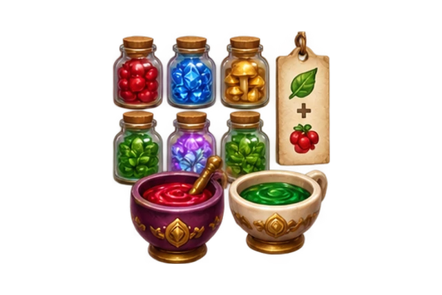 Spell Kitchen Orders sculpted game world