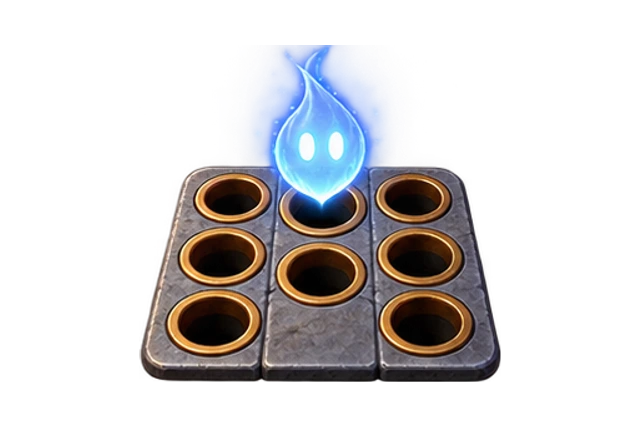 Wisp Catch sculpted game world
