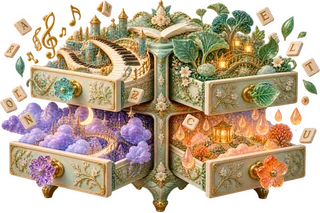 Word Cabinet 3D game world